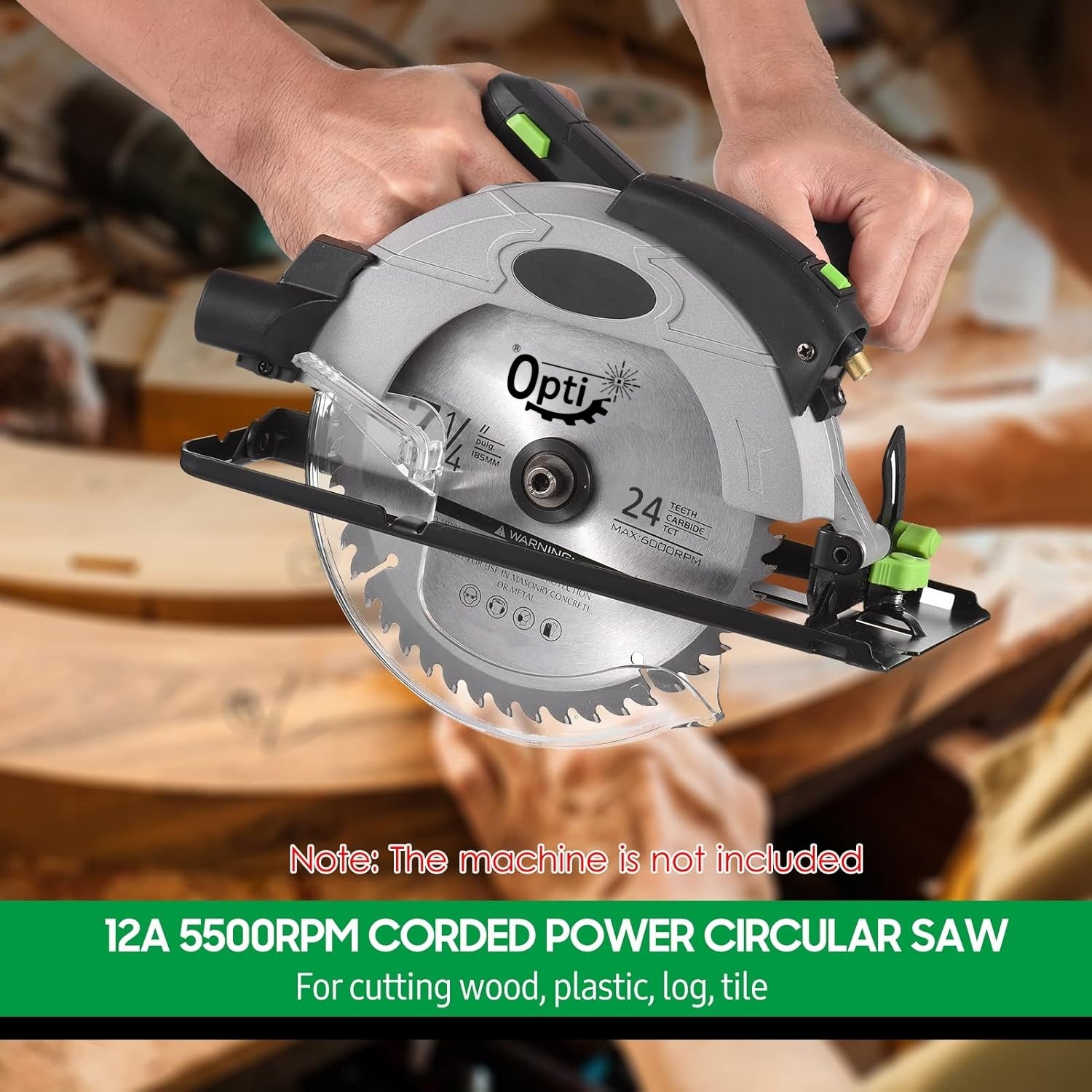 It is widely used in materials such as wood, OBS, PVC, gypsum board, and bamboo 3pack 6inch 24Tsaw blades