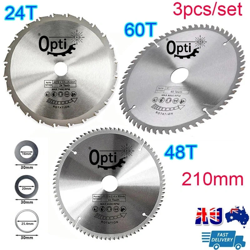 It is widely used in materials such as wood, OBS, PVC, gypsum board, and bamboo 3pack 6inch 24Tsaw blades